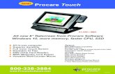 NEW! Procare Touch - Amazon S3 · Procare Touch All-in-one computer Superior durablity Full Color Touch Screen Biometric ID Pad EMV (Chip Card Reader) MSR (Magnetic Card Swipe) Versatile