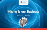 Batter Whisk · 2017-04-21 · The Morton Air Pressure Whisk is versatile enough to handle all the jobs of a conventional batter whisk and its carefully developed mixing elements