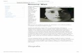 Overview Simone Weil IT weil scheda da... · 2014-02-08 · filosofia René Le Senne e Alain. In particolare è il pensiero di Alain a influenzarla, come rileva la Pétrement, sua