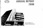 ANNUAL REPORT 2006 - Association of Indian Universities Report 2006.pdfANNUAL REPORT 2006 Association of Indian Universities. Group song (Indian) by Punjabi University, Patiala ...