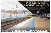 COMMERCIAL COLLECTION ROAD & RAIL NOISE WALLS · matches traditional block or concrete solutions in durability and design life, with an unparalleled focus on quality and delivery.