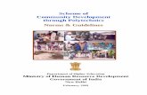 Scheme of Community Development through Polytechnics Norms ... · Institutes and NGOs. These polytechnics can also render useful services in adoption of appropriate technologies and