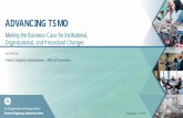ADVANCING TSMO - Amazon Web Services...20 Characteristics of an Effective Business Case A. Tailoring the IOP business case to local priorities. B. Illustrating how TSMO can augment