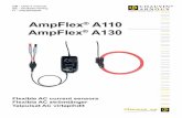 AmpFlex A110 AmpFlex A130 - CA Mätsystem · 2017-05-15 · 2 ENGLISH Thank you for purchasing an AmpFlex ® A110 or A130 flexible current sensor. For best results from your instrument: