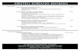 KIRSTEN SORIANO BROBERG - Amazon S3 · • Contemporary Vocal Techniques and Repertoire sin ce 1960 • Contemporary Music since 2000 . KSB: CV ... Illinois 2006 Instructor of Music