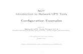 Con guration Examples NUT - Roger Pricerogerprice.org/NUT/ConfigExamples.A5.pdf · NUT Introduction to Network UPS Tools Con guration Examples based on Network UPS Tools Project 2.7.4