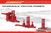 HYDRAULIC PISTON PUMPS - Jamesway...Models for every Need... The Jamesway family of Hydraulic Piston Pumps includes models designed for every type of manure and a wide range of accessories