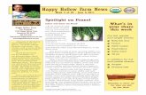 Happy Hollow Farm News · nationwide directory of small farms, farmers markets, and other local food sources. Their search engine helps people ÀQG SURGXFWV IURP IDPLO\ IDUPV local