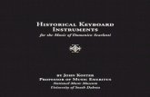 Historical Keyboard Instruments - Byron Schenkman€¦ · uring his long life and extensive travels Domenico Scarlatti would have encountered a wide variety of harpsichords. Several
