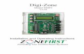 Digi-Zonezonefirst.com/wp-content/uploads/2016/02/MDP3-V4... · 2016-02-08 · Digi-Zone Model MDP3 . Ver.04 . Installation and Operating Instructions . Controlling Your Comfort Room