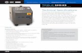 Temperature Control TCO-C SERIES...2017/03/13  · Technical Specifications TCO-C Series Oil Temperature Control Unit provides accurate, automatic, and dependable control in temperature