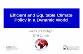 Efficient and Equitable Climate Policy in a Dynamic …...Efficient and Equitable Climate Policy in a Dynamic World Lucas Bretschger ETH Zurich Public Perception Public Perception