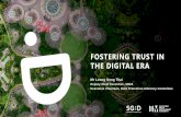 FOSTERING TRUST IN THE DIGITAL ERA · Executive Chairman, Data Protection Advisory Committee FOSTERING TRUST IN THE DIGITAL ERA. Importance of Data in the Digital Economy International