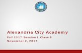 Alexandria City Academy€¦ · Alexandria City Academy. Michael L. Brown, ... services. We are committed to maintaining and enhancing a strong and productive partnership with the