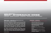 GATES MEGASYS MXT HYDRAULIC HOSE · 2020-02-27 · GATES® MEGASYS™ MXT™ HYDRAULIC HOSE: ENGINEERED AS YOUR UNIVERSAL HYDRAULIC SOLUTION. MXT™ is an innovative addition to Gates