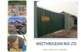 MECTHROLEUM NIG LTD...Project: Amukpe/Ovhor & Amukpe / Sapele Gas Pipelines Cleaning and Nitrogen Purging Scope: Pigging and Nitrogen Purging of 6”x10Km Amukpe/Ovhor Gas Pipeline