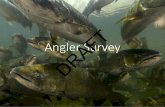 Angler Survey DRAFT · 2020-03-02 · Survey Objectives • Learn more about angler practices & preferences (locations, species, angling methods) • Gauge angler satisfaction with