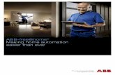 ABB-free@home Making home automation easier …ABB-free@home ® | The solution 09 Ready to start immediately To become familiar with the system takes no time at all. It is easy to