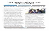 Iowa Distance Mentoring Model for Early ACCESSdmm.cci.fsu.edu/IADMM/materials/Review_ECPD.pdfDistance Mentoring Model is a joint project with The Communication and Early Childhood