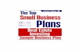 Real Estate Investing Sample Business Plan...How You Can Use This Sample Business Plan to Launch Your Business _____ Planning the launch of a business is almost as difficult as launching