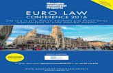 EURO LAW - Managing Intellectual Property Law 2016/Euro Law Conference... · 2016-05-19 · Euro Law Conference in Munich on June 16 & 17. Following the success of the MIP European