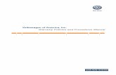 Volkswagen of America, Inc. Warranty Policies and ... · Volkswagen of America, Inc. Warranty Policies and Procedures 11/14 FOREWORD This ... From time to time Warranty Bulletins