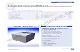 Contents · Exploded Views & Parts List Service Manual 5-3 Samsung Electronics Main Assembly Parts List 5.1-0 ML-4050N SET 1 SNA 5.1-1 JC96-04400B ELAUNIT-FRAMEBASE 1 SA AC-220V