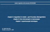 chapter 2: magnetism in metals part II (Landau ... · 2.1 Free electron model assumptions: 1) electrons are free atom ions and e-do not interact (but atom ions needed for setting