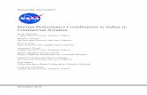 Human Performance Contributions to Safety in Commercial ...November 2019 NASA/TM 2019-220417 Human Performance Contributions to Safety in Commercial Aviation Jon B. Holbrook Langley