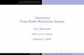 Electronics- Pulse Width Modulation Sensorsdenethor.wlu.ca/pc320/lectures/pwmbeam.pdf · Terry Sturtevant Electronics Pulse Width Modulation Sensors. Pulse Width Modulation Sensors