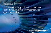 Meeting the pace of transformative growth · 2018-10-22 · tight integration across the supply chain, will be vital for accelerating lead times and ensuring safe and efficient operations.