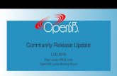 Community Release Update - OpenSFScdn.opensfs.org/wp...Community-Release-Update_Jones...Community Release Update LUG 2016 Peter Jones HPDD, Intel. OpenSFS Lustre Working Group. ...