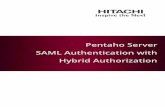 Pentaho Server SAML Authentication with Hybrid Authorization · Overview SAML is a specification that provides a means to exchange an authentication assertion of the principal (user)
