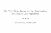 The Effect of Gray Balance and Tone Reproduction on Consistent Color Appearance · 2017-01-23 · and minimum ISO 15339-2 CRPC datasets, to show that gray balance and tone reproduction