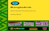 Bangladesh 2014 Health Facility Survey - Policy Brief [PB12] · The 2014 Bangladesh Health Facility Survey (2014 BHFS) was implemented by the National Institute of Population . Research