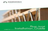 Posi-Joist Installation Guide - Harmony Timber UK and Ireland · The Posi-Joists are positioned to coincide with the deck joints, the first of which is normally 1210mm away from the