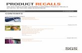 THE SGS PUBLICATION GATHERING CONSUMER PRODUCT RECALLS … RECAL… · THE SGS PUBLICATION GATHERING CONSUMER PRODUCT RECALLS ... mini discs that attach to the flashlight to project