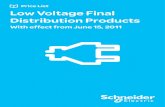Price List Low Voltage Final Distribution Products ( MCB ) LOW VOLTAGE … · Low Voltage Final Distribution Products Price List With effect from June 15, 2011. Multi 9 Range ...