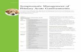 Symptomatic Management of Primary Acute Gastroenteritis€¦ · causes of acute gastrointestinal signs, such as acute kidney injury, acute hepatitis, and pancreatitis, and metabolic