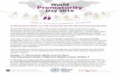 World Prematurity Day 2016 - INHA€¦ · 8th World Prematurity Day 2016: Morning Agenda Friday 11th November 2016, The Davenport Hotel 09.15 Registration 10.00 Opening Address Simon