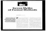 Seven Myths of Formal Methods - Bowdoin Collegeallen/courses/cs260/readings/sevenmyths.pdfformal methods. We have found that they offer real benefits; at the same time, we have found