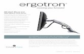 MX Desk Mount and Wall Mount LCD Arms - Ergotron · 2019-11-06 · MX Desk Mount and Wall Mount LCD Arms • Accommodates mid-sized displays and all-in-one computers weighing up to