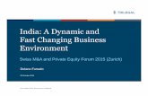 India: A Dynamic and Fast Changing Business Environments3-eu-west-1.amazonaws.com/papillon-local/uploads/9/18/chae... · India: A Dynamic and Fast Changing Business Environment Swiss