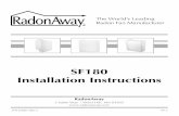 SF180 Series Fan Installation & Operating Instructions...IN065 Rev E Page 2 of 8 SF180 Series Fan Installation & Operating Instructions Please Read and Save These Instructions. DO