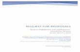 Request for ProposalS 2018... · 2018-03-02 · REQUEST FOR PROPOSALS Business Engagement and Layoff Aversion Consultation Services Issued: March 5, 2018 Michael Cross, Executive