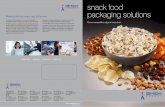 snack food packaging solutions - Ishida Europe...snack food packaging solutions (E) Snacks 06.13 Working with you every step of the way helpline • spares • service • training