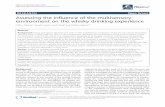 RESEARCH Open Access Assessing the influence of the ... · RESEARCH Open Access Assessing the influence of the multisensory environment on the whisky drinking experience Carlos Velasco1,