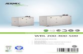 REVERSIBLE CHILLER - WRL 200-400-500 - Aermecaermec.us/products/watertowater/WRL/Technical Manual.pdf · Thank you for choosing AERMEC. It is the fruit of many years of experience