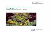 MEDICINAL PLANTS AND EXTRACTS - ITC · MNS Medicinal Plant and Extracts report is a formatted version of a news and information bulletin prepared by the International Trade Centre