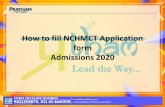 How to fill NCHM Application form Admissions 2020 · Industrial Training after each semester as under: ... Preet Vihar, Karkardooma,Noida, Indrapuram 9599211135 5 Janakpuri,Rajouri